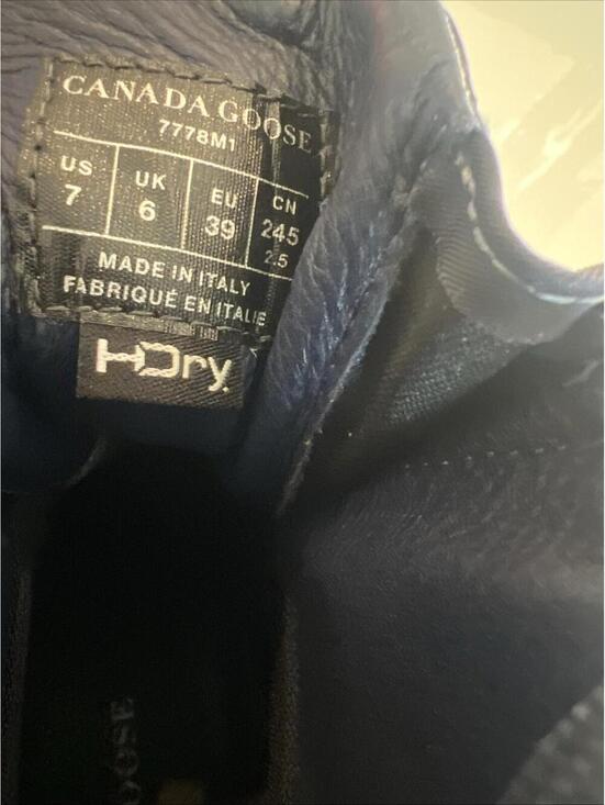 $750 Canada Goose Journey Men’s Lace Up Grey  Ankle Boots Size  7 main image 8
